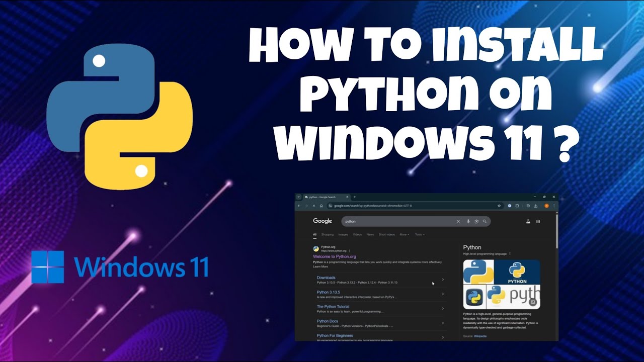 How to Install Python  on Windows 11 ? Python's IDLE Enviroment #windows #python #coding #viral