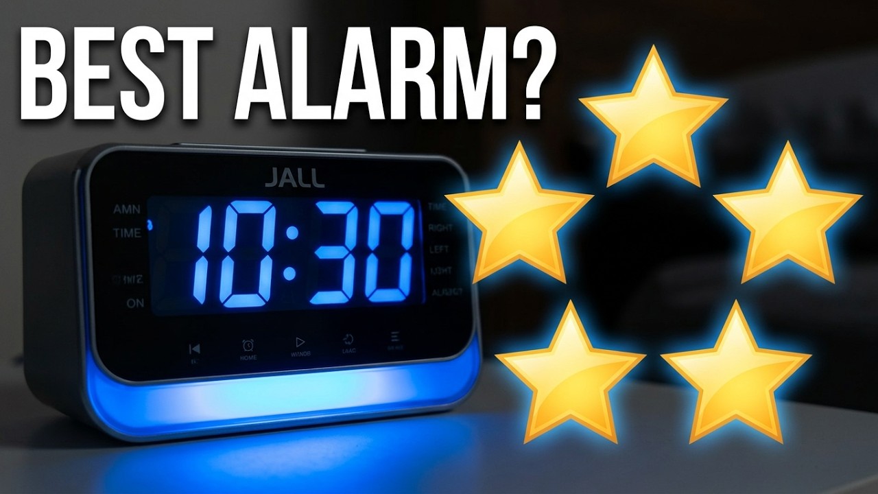 Wake Up in Style – JALL Digital Alarm Clock Is Small but LOUD on Features!