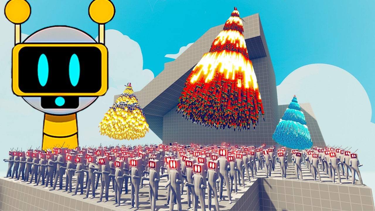 200x SPRUNKI vs 4x EVERY GOD - Totally Accurate Battle Simulator TABS