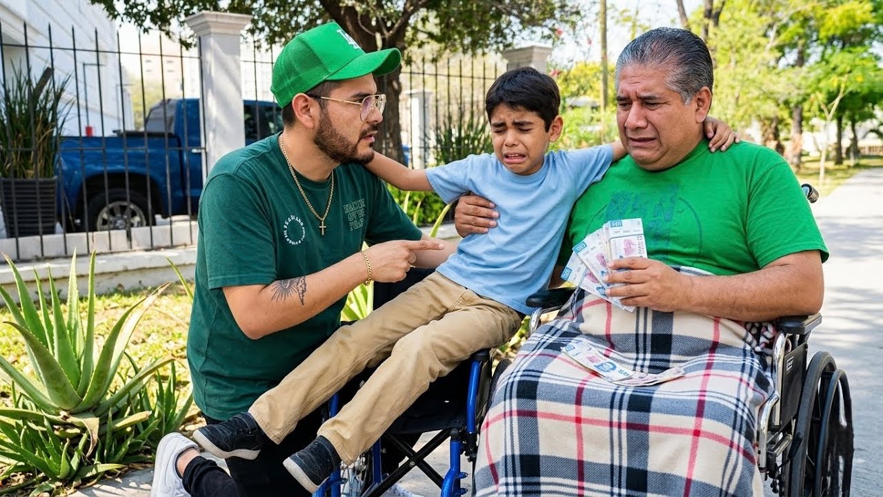 Niño de la calle finge estar en silla de ruedas para ganar dinero y la razón nos hizo llorar a todos
