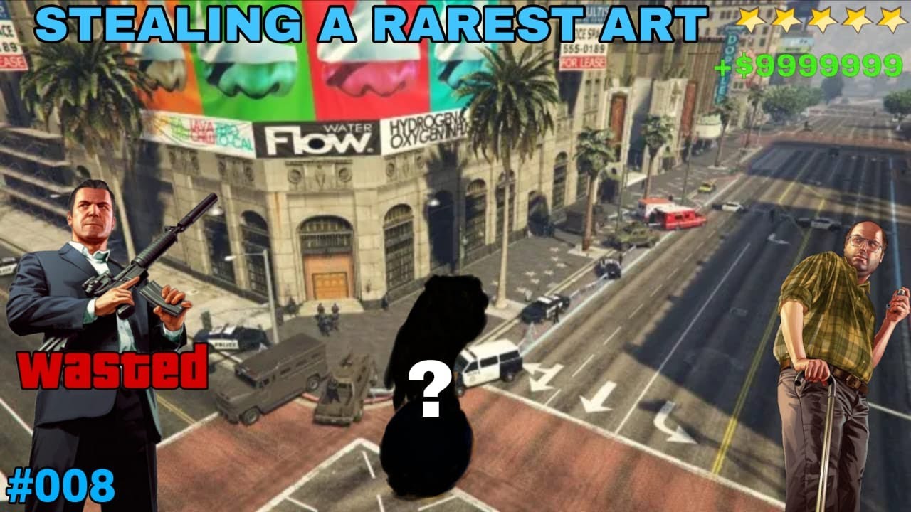 STEALING A FINE ART WITH LESTER GTA V Hindi Gameplay || Funny Gameplay