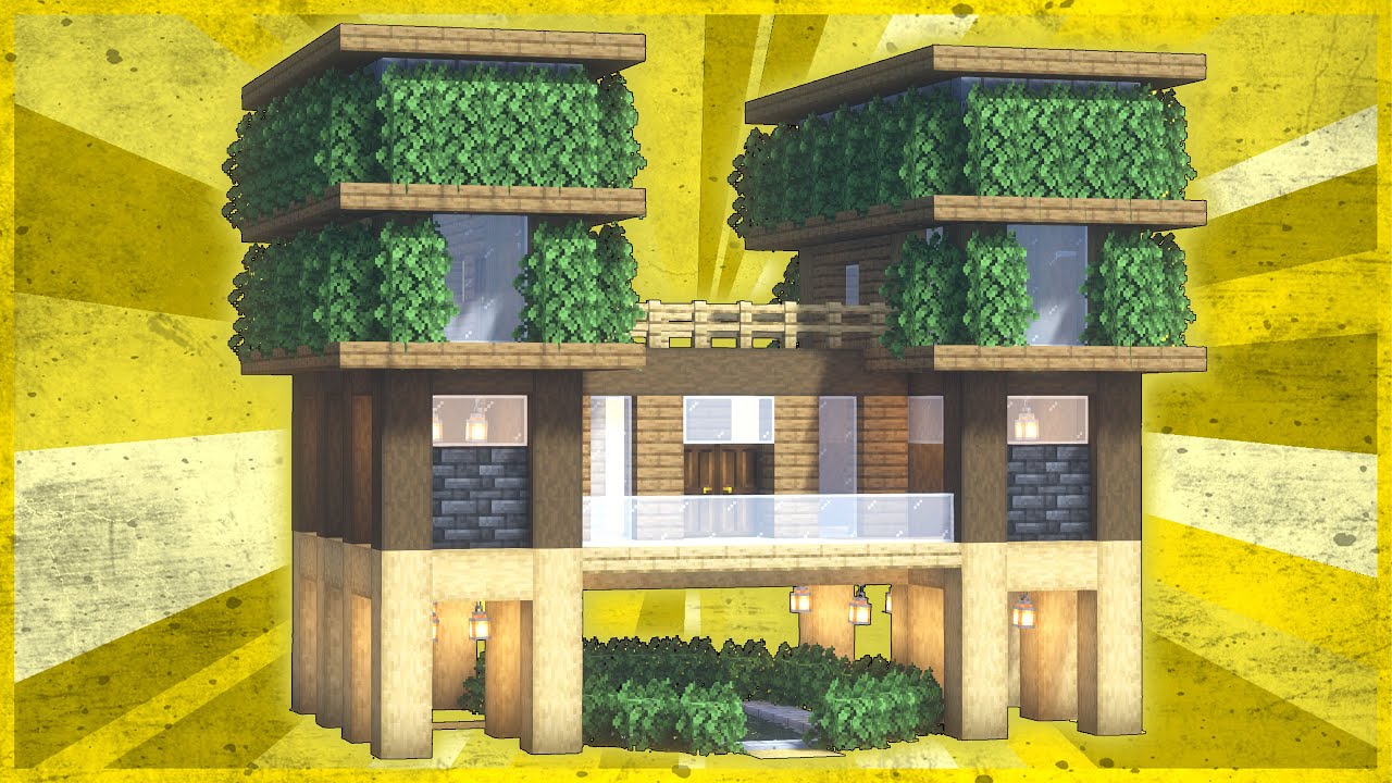 Large Wooden Tower House in Minecraft