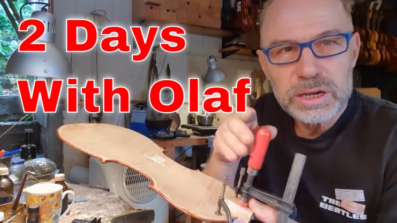 2 days in Olaf's violin workshop...