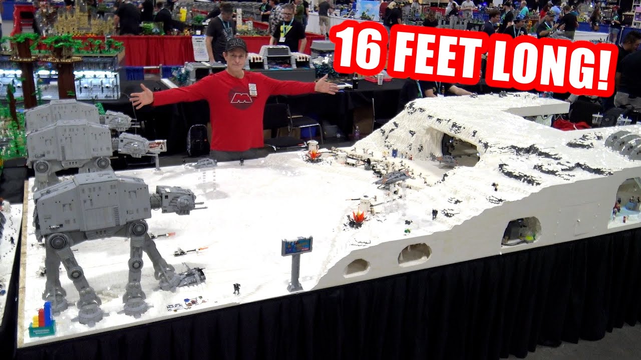 Огромная битва за Хот из LEGO, состоящая из более чем 250 000 деталей!