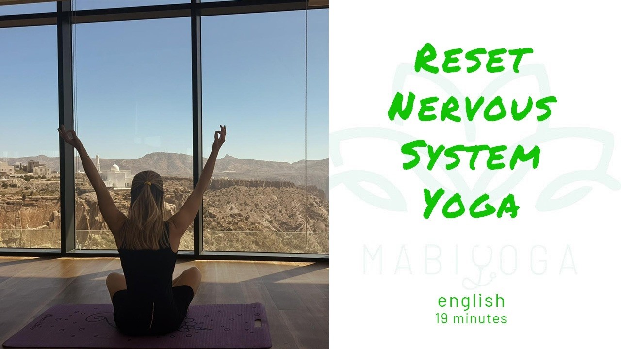 YOGA NERVOUS SISTEM RESET | ENGLISH | 20 MINUTES