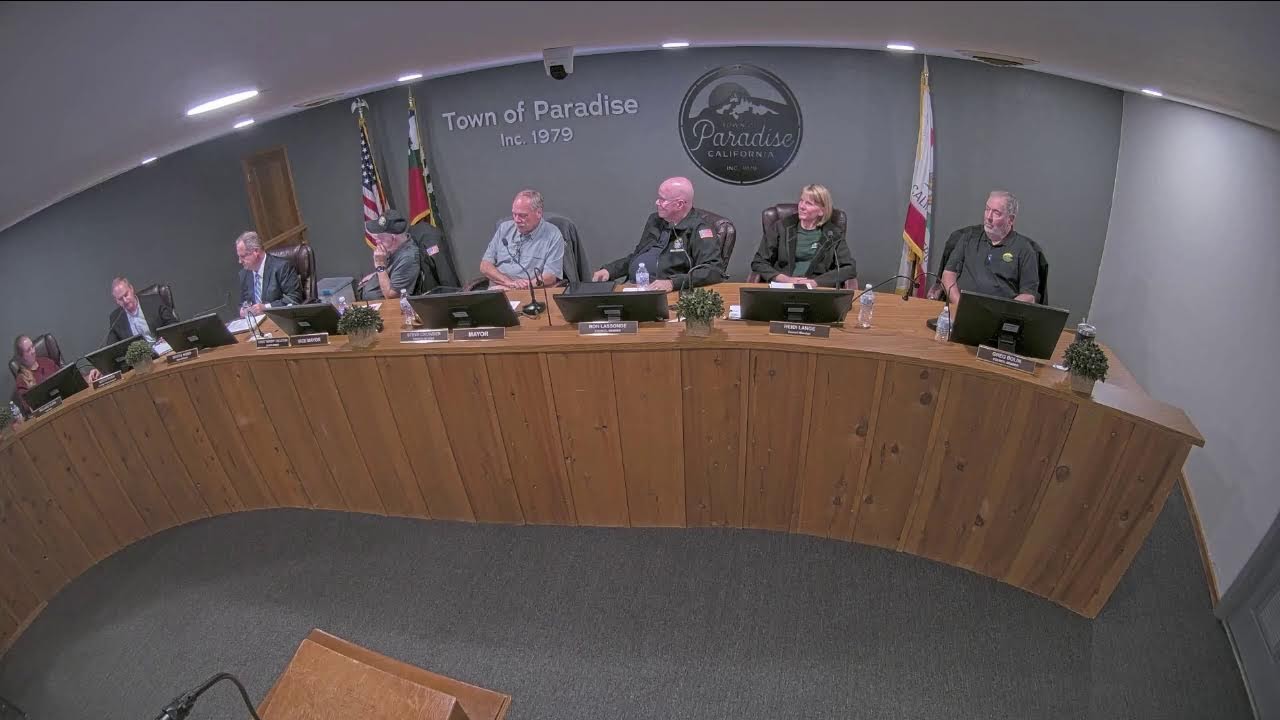 Town of Paradise Town Council Meeting 11.12.25