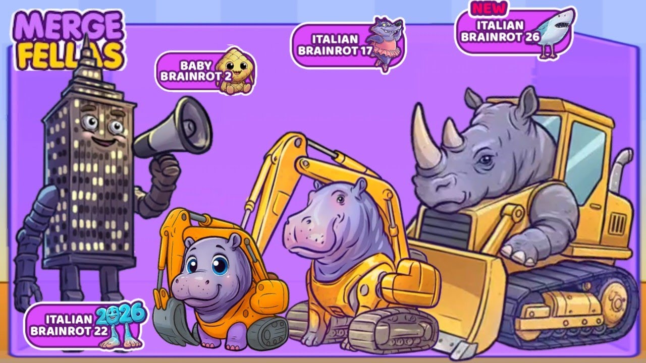 Merge Fellas BOSS + BOSS ⁉️ BRAINROT 26, 22, 17, Baby 2 - New Update - The Ultimate max level