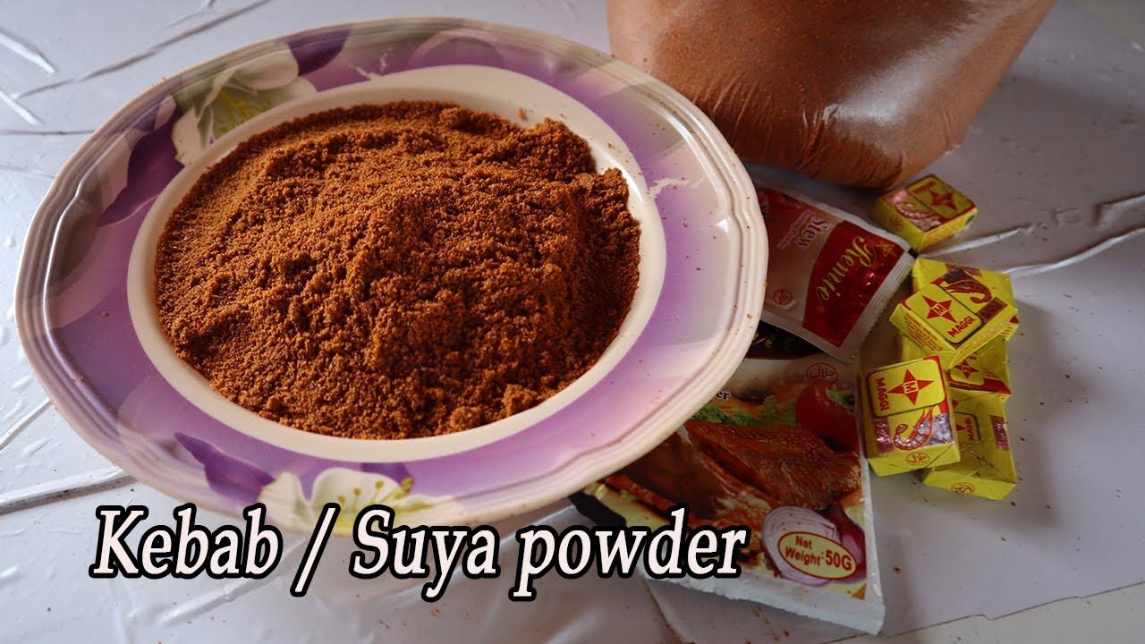 Suya/kebab pepper made simple || simple way to prepare the kebab powder