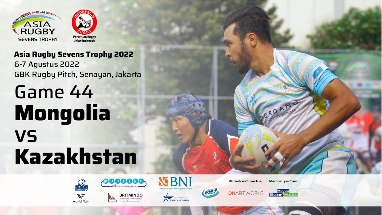 Game 44 5th Place Men - Mongolia vs Kazakhstan (Asia Rugby Sevens Trophy 2022)
