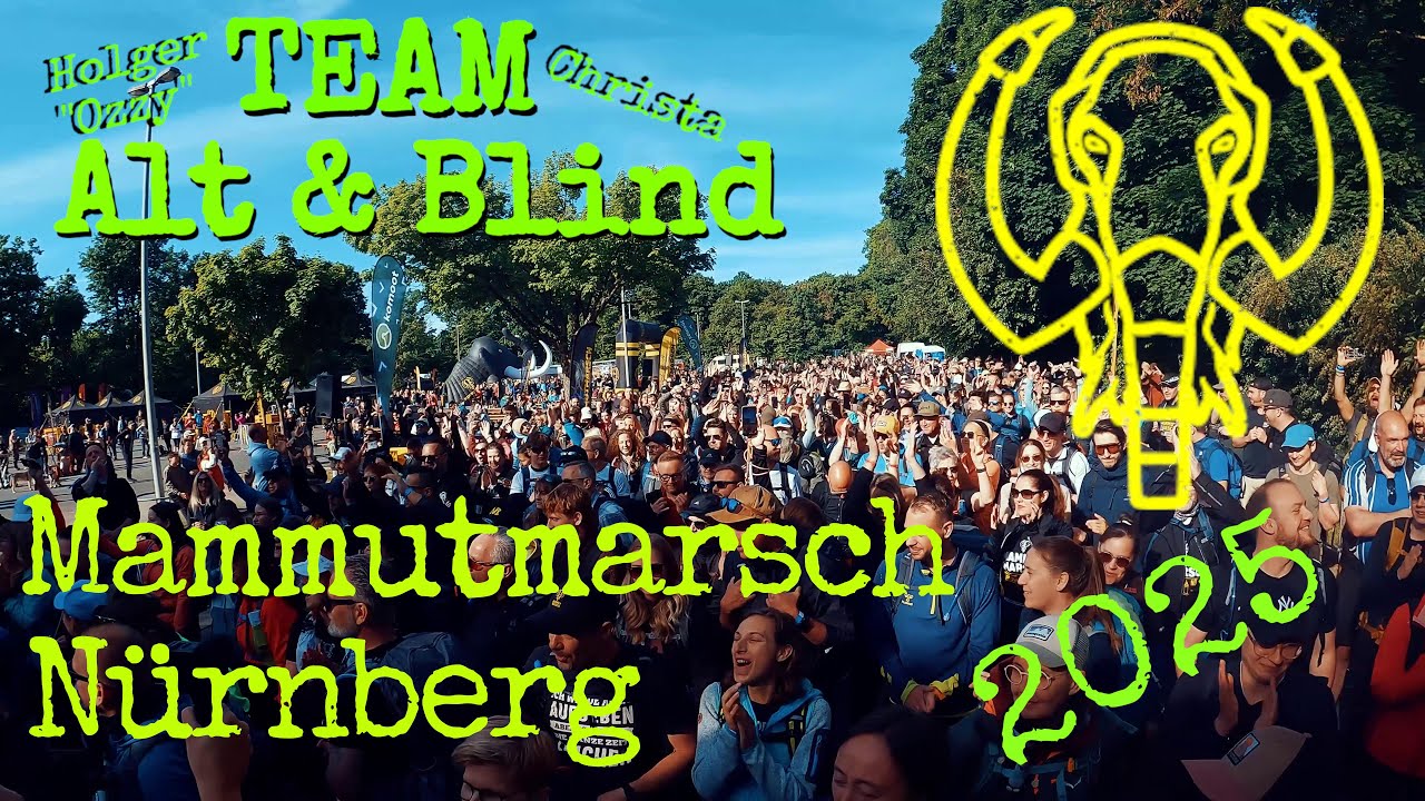 Mammutmarsch Nürnberg 2025 | Sanno und DiBu auf Besuch in Franken!