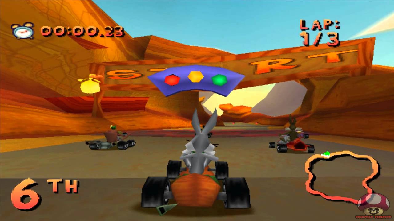 Gameplay: Looney Tunes Racing (PS1)