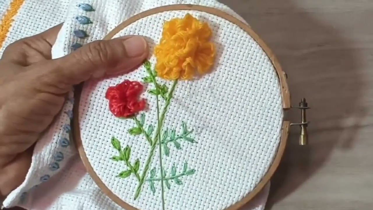 TE ENSEÑO COMO BORDAR TUS ROSAS muy fácilmente!