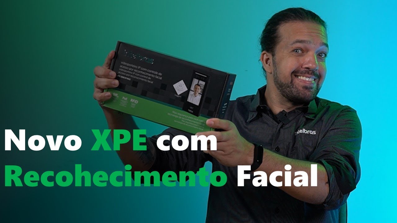 Vídeo porteiro Externo com reconhecimento facial XPE3200IP Face
