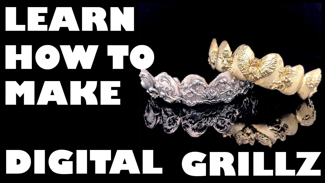 Learn how to make 3D Grillz - Digital Gold Grillz Course