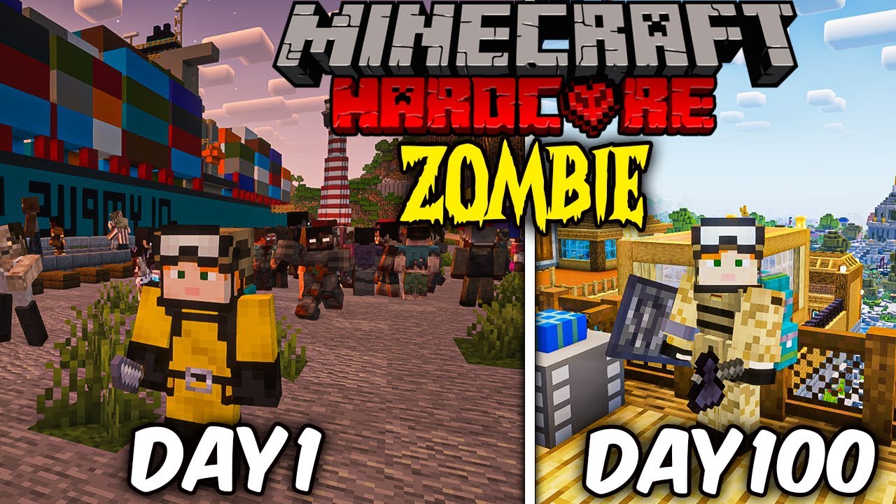I Survived 100 Days in a Parasite Apocalypse in Minecraft Here's What Happened (HINDI)