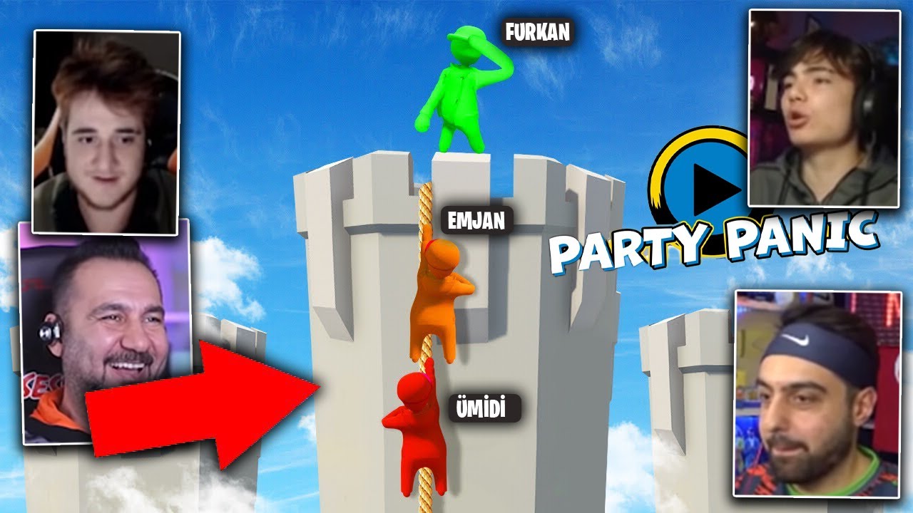DÜNYADA BİR İLK ! PARTY PANIC GİZLİ HARİTASINDA SAKLAMBAÇ ! @FurkanOyun @Umidii @SesegelÇocuk ​