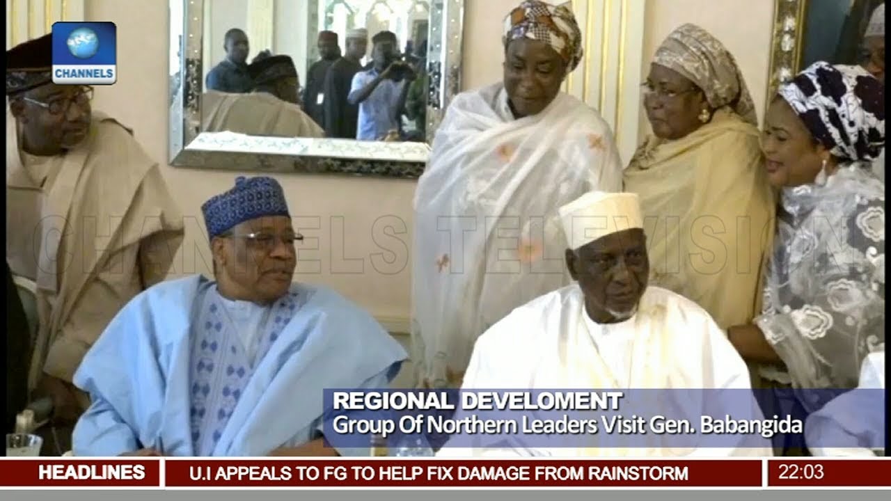 Group Of Northern Leaders Viisit Gen Babangida