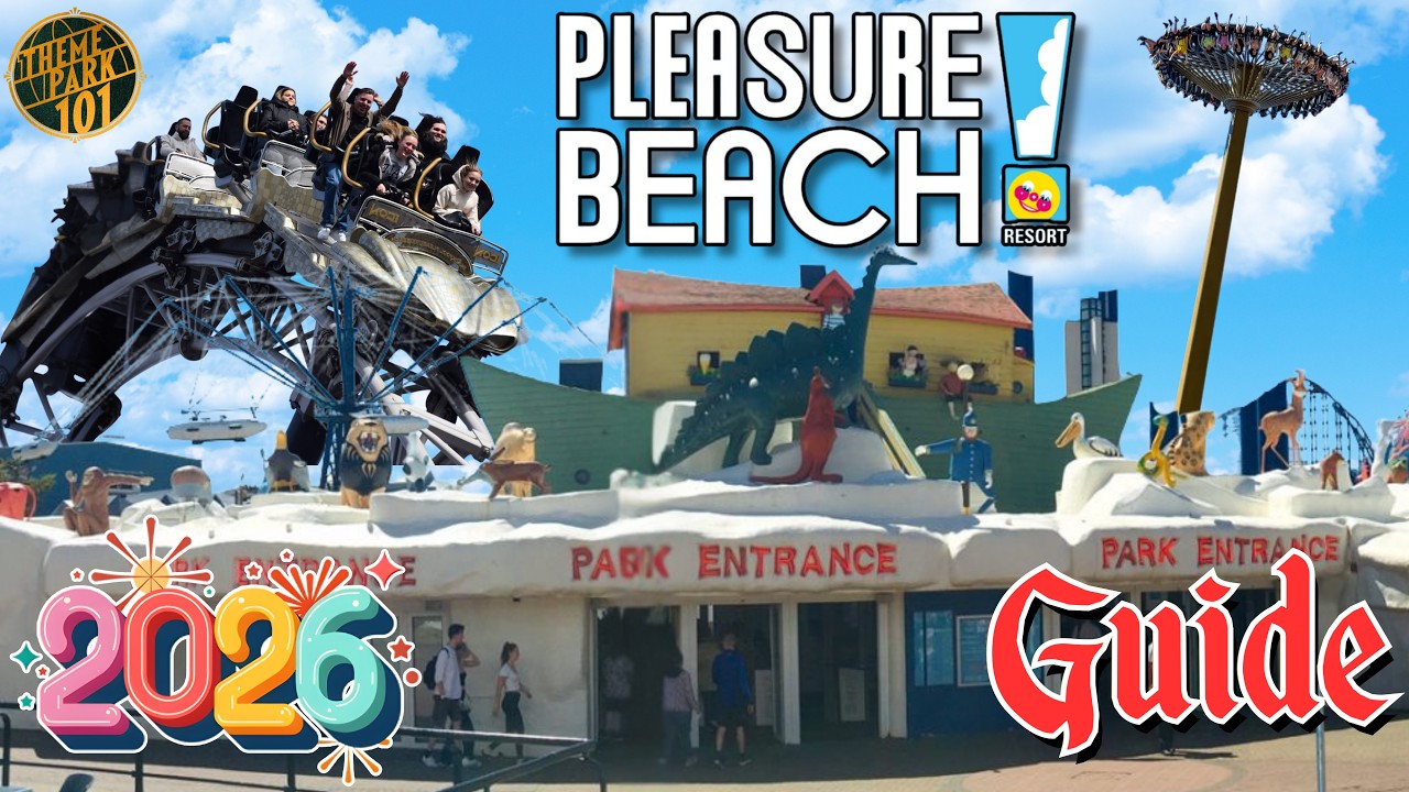 Blackpool Pleasure Beach RIDES & ATTRACTIONS - 2026 - The UK's Most Iconic Theme Park!
