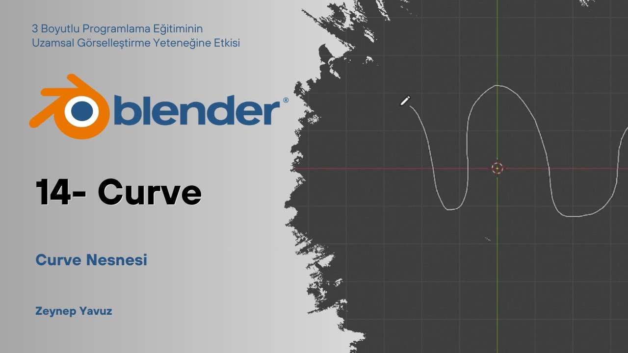Blender Eğitimi - 14 - Curve