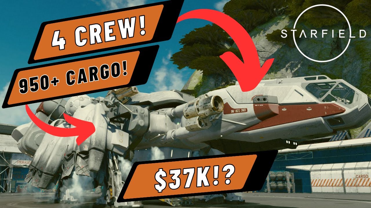 DOUBLE your CREW and CARGO CAPACITY for 37k - Starfield Ship Building Guide