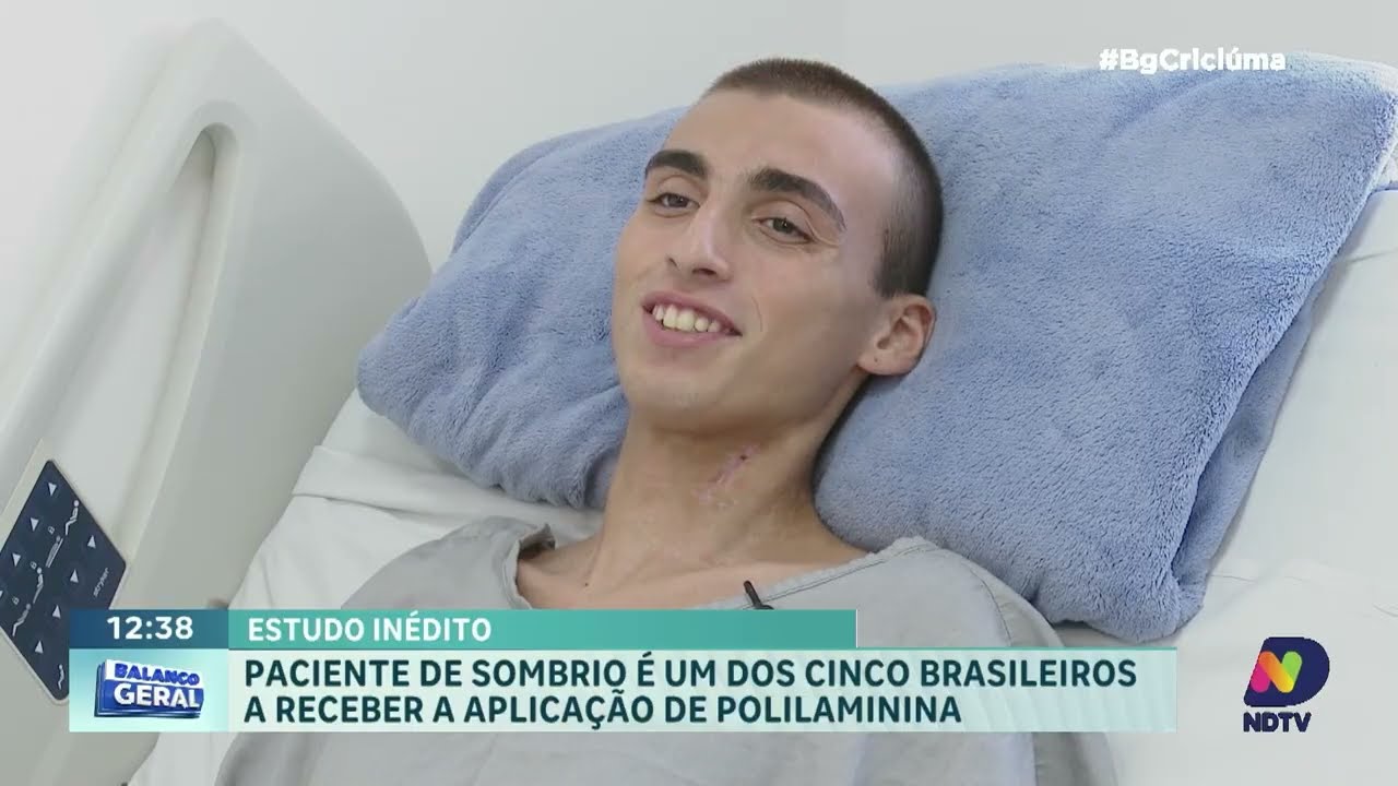 Polilaminina: paciente de sombrio participa de pesquisa