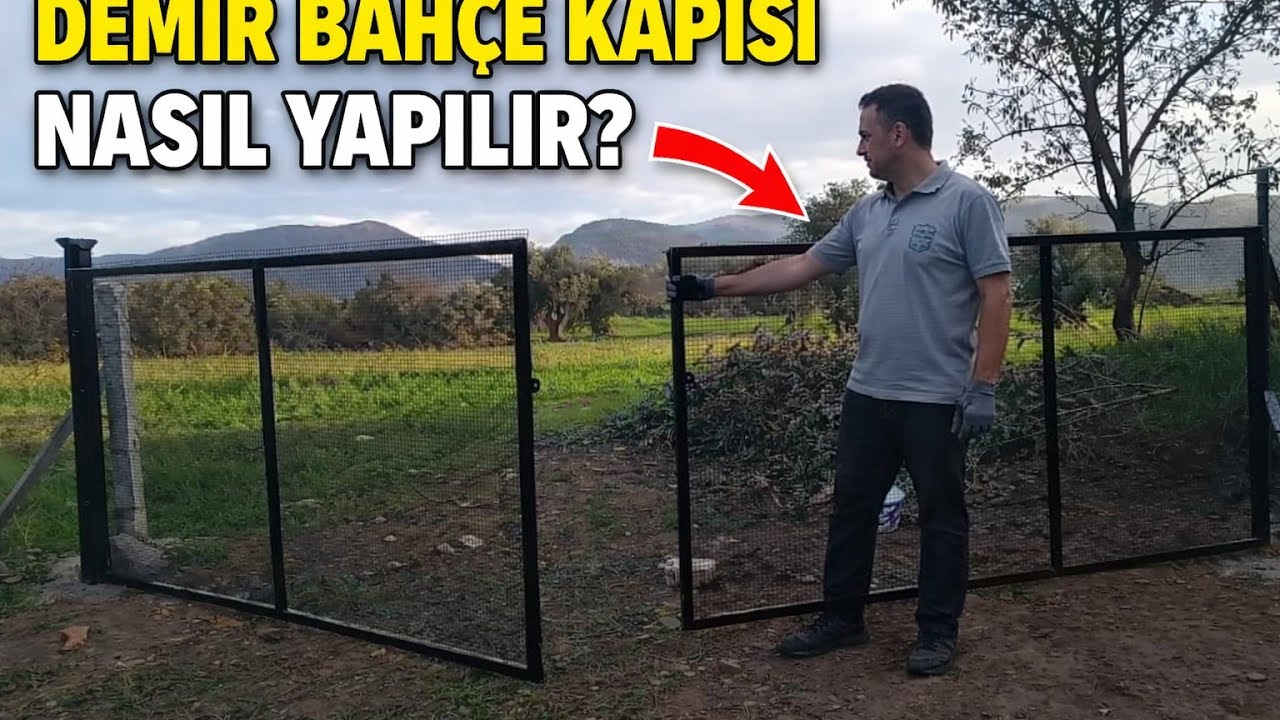 Bahçe kapısı nasıl yapılır 