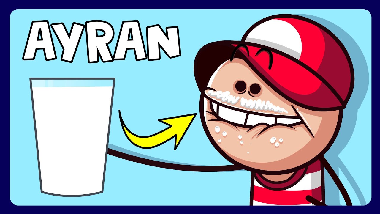 Ayran İçip Bıyık Yapmak (En Komik Animasyonlar)