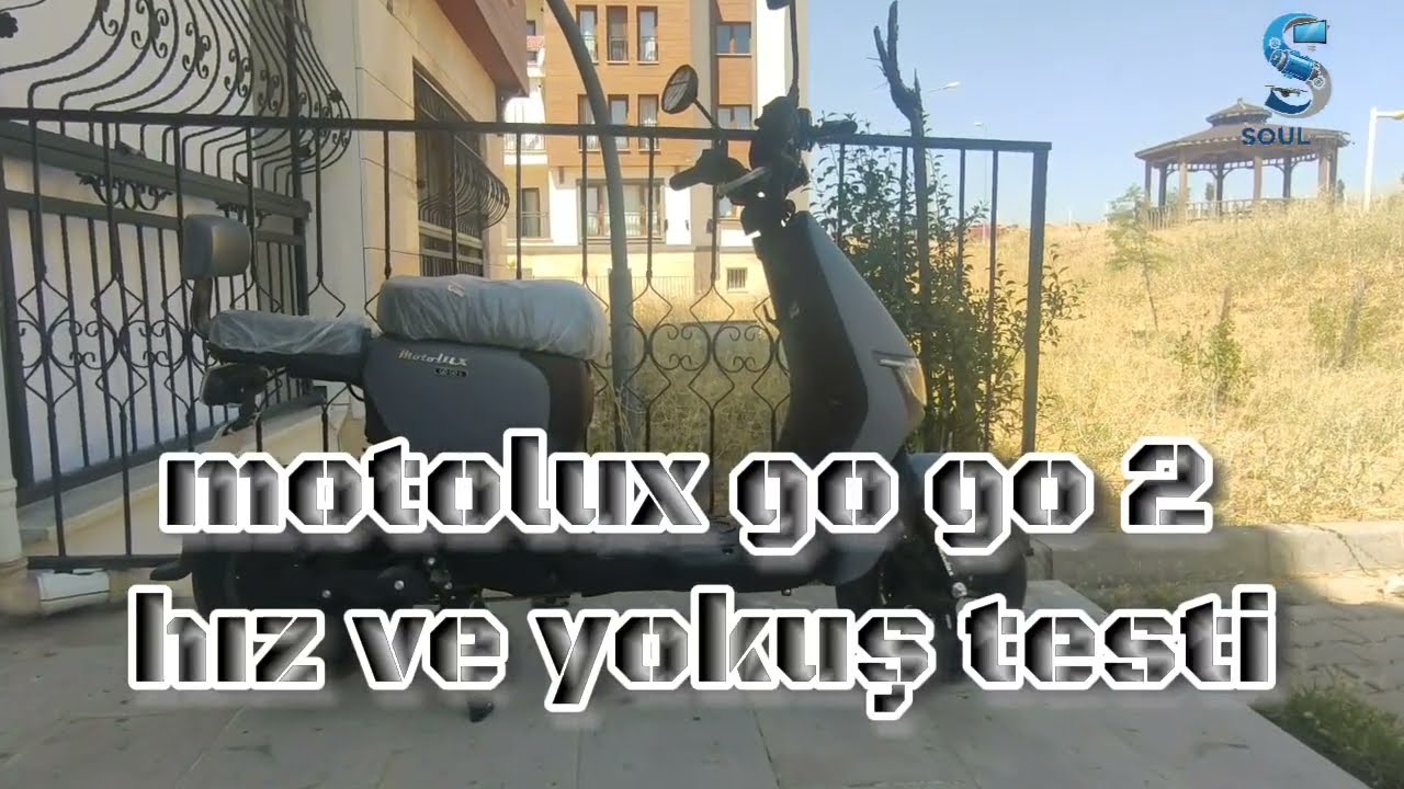 Motolux go go 2 GPS hız ve yokuş testi