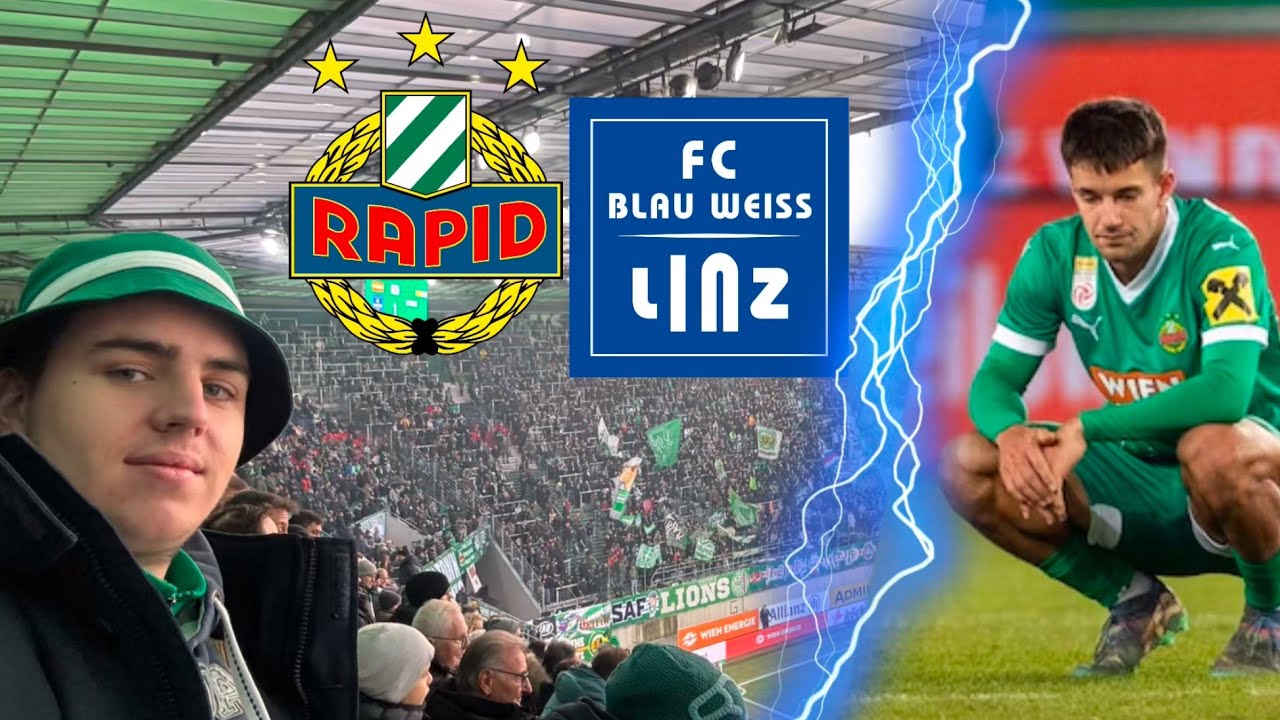 RAPID WIEN gegen BLAU WEIẞ LINZ | Admiral Bundesliga| Dualvlog mit derMiegl | Alexice99| Stadionvlog