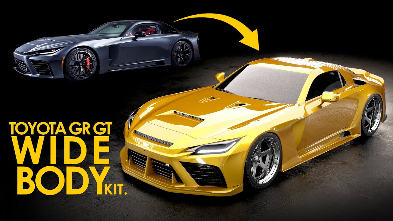 DESIGNING A WIDEBODY KIT FOR THE TOYOTA GR GT!