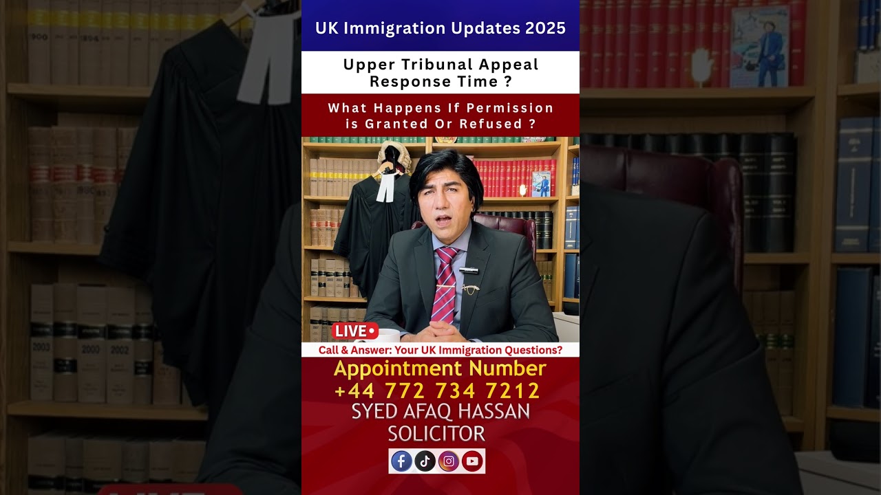 Upper Tribunal Appeal Response Time ⏳ | UK Immigration Appeal Process Explained.