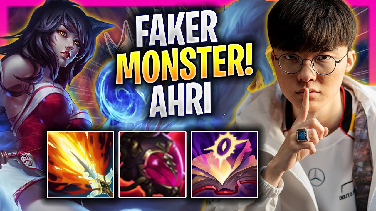 FAKER IS A MONSTER WITH AHRI! - T1 Faker Plays Ahri MID vs Hwei! | Season 2025