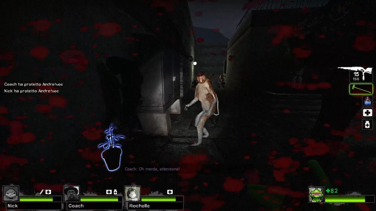 left 4 dead 2 resident evil monkey ep.1 le scimmie zombie
