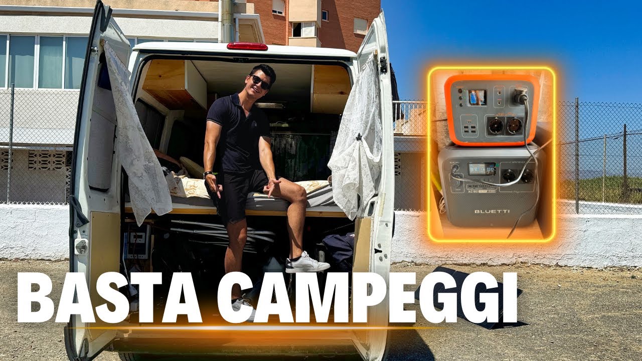 Come essere 100% indipendenti dalla corrente dei campeggi (Van life)