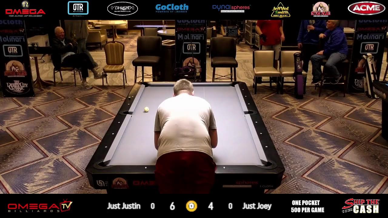 Just Justin vs Just Joey 500/Game One Pocket
LIVE from the Omega Action Room