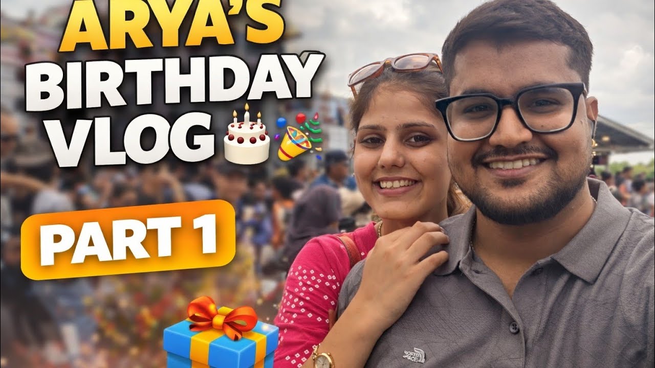 Arya ke Birthday ki Shopping 🎁❤️ | Part 1 | Couple Vlog | Mr & Mrs Shukla Vlogs #viralvlog 