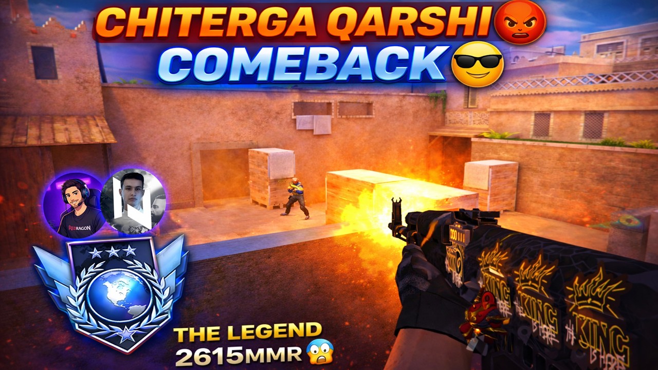 STANDOFF 2 UZB | CHITERGA QARSHI COMEBACK😎 #standoff2 #redragonso2 #so2 #redragon #uzb #uzbplayer