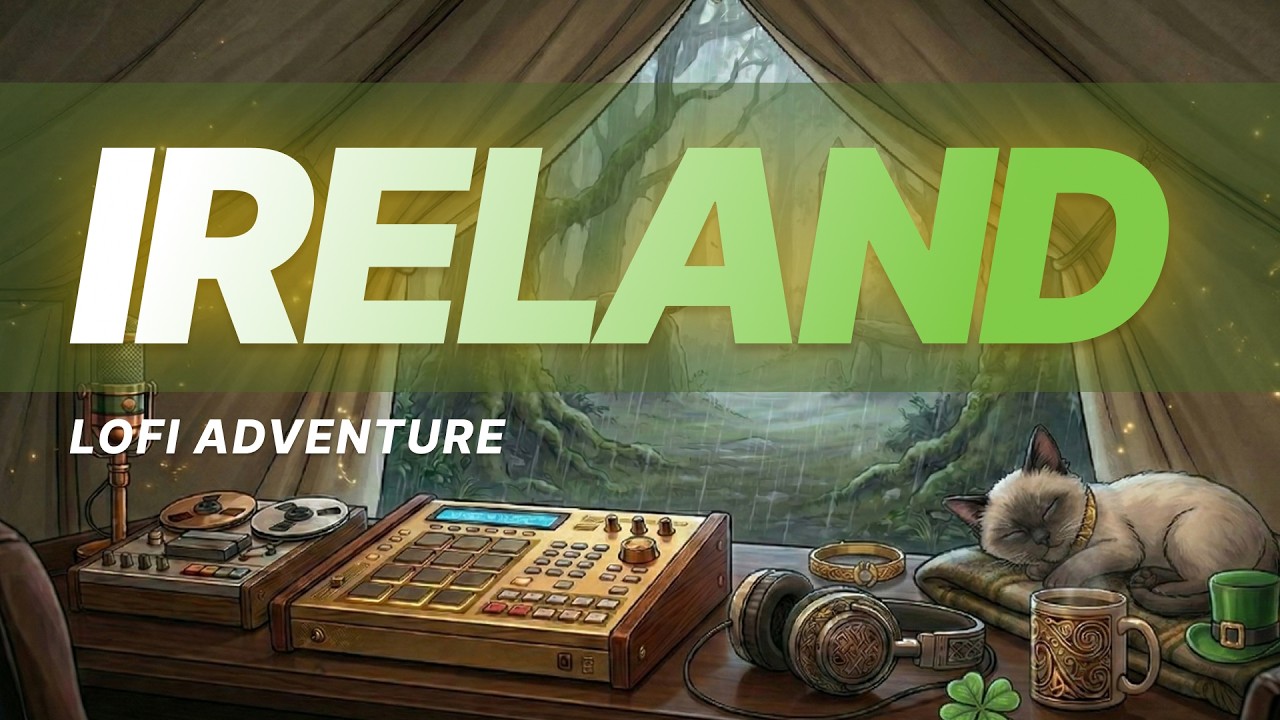 LoFi Adventures: Irish Rain 🌧️ | Celtic Chillhop Beats to Study & Read