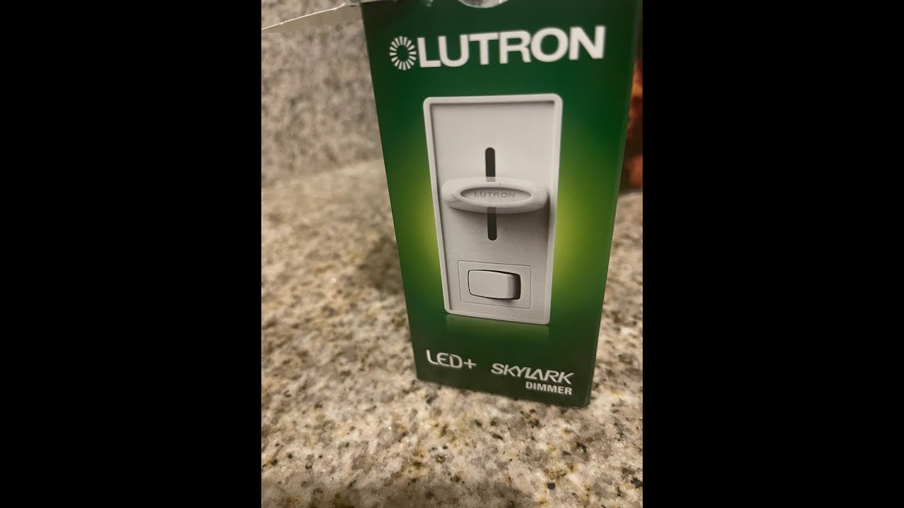 Lutron Light Dimmer Switch Installation
