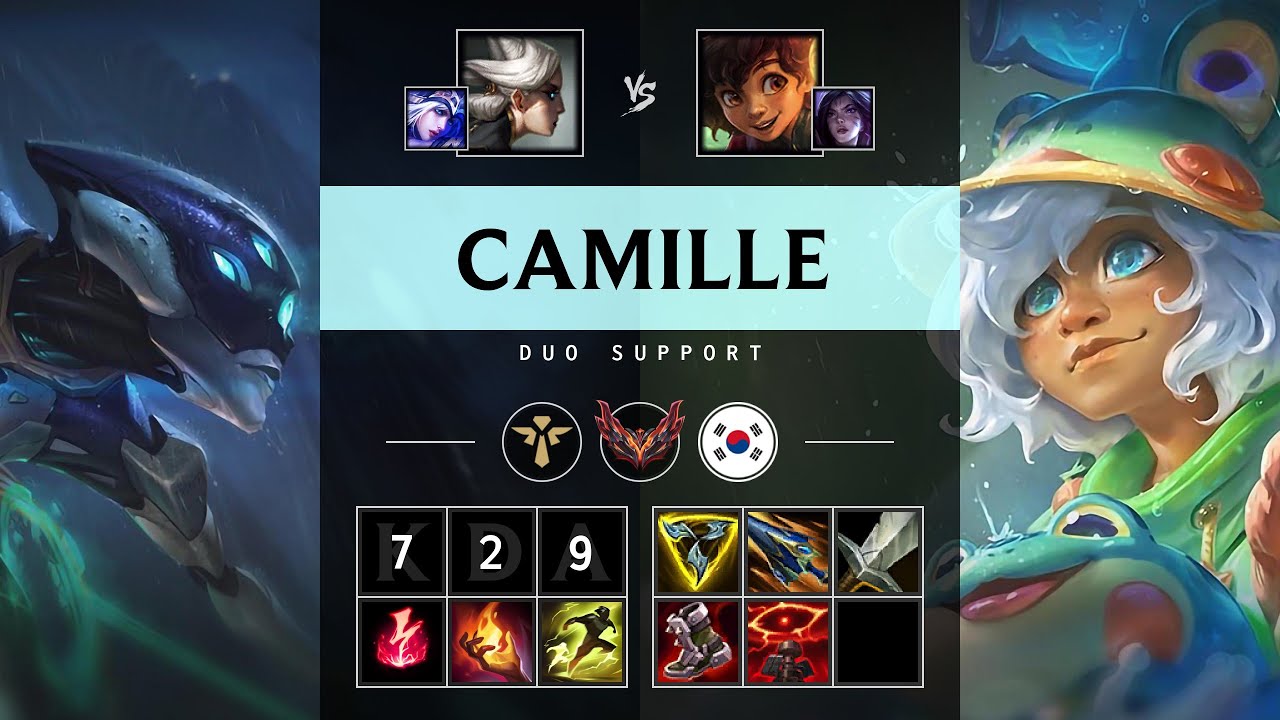 Camille Support vs Milio - KR Grandmaster Patch 25.19