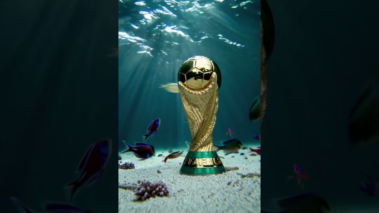 🏆 World Cup Trophy Found on Ocean Floor?! | #footballlegend #viralfinds #deepseasurprise