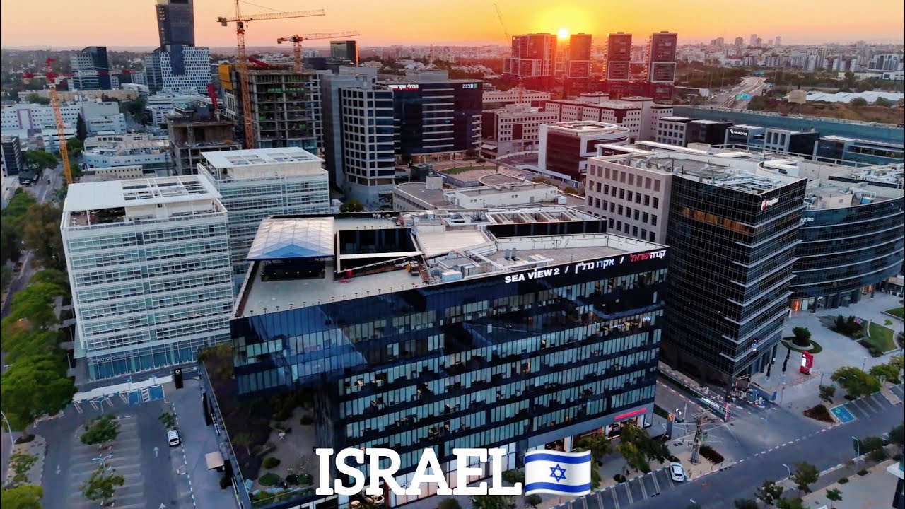 Luxury Business District of Israel 🇮🇱 | Herzliya Pituach from Above