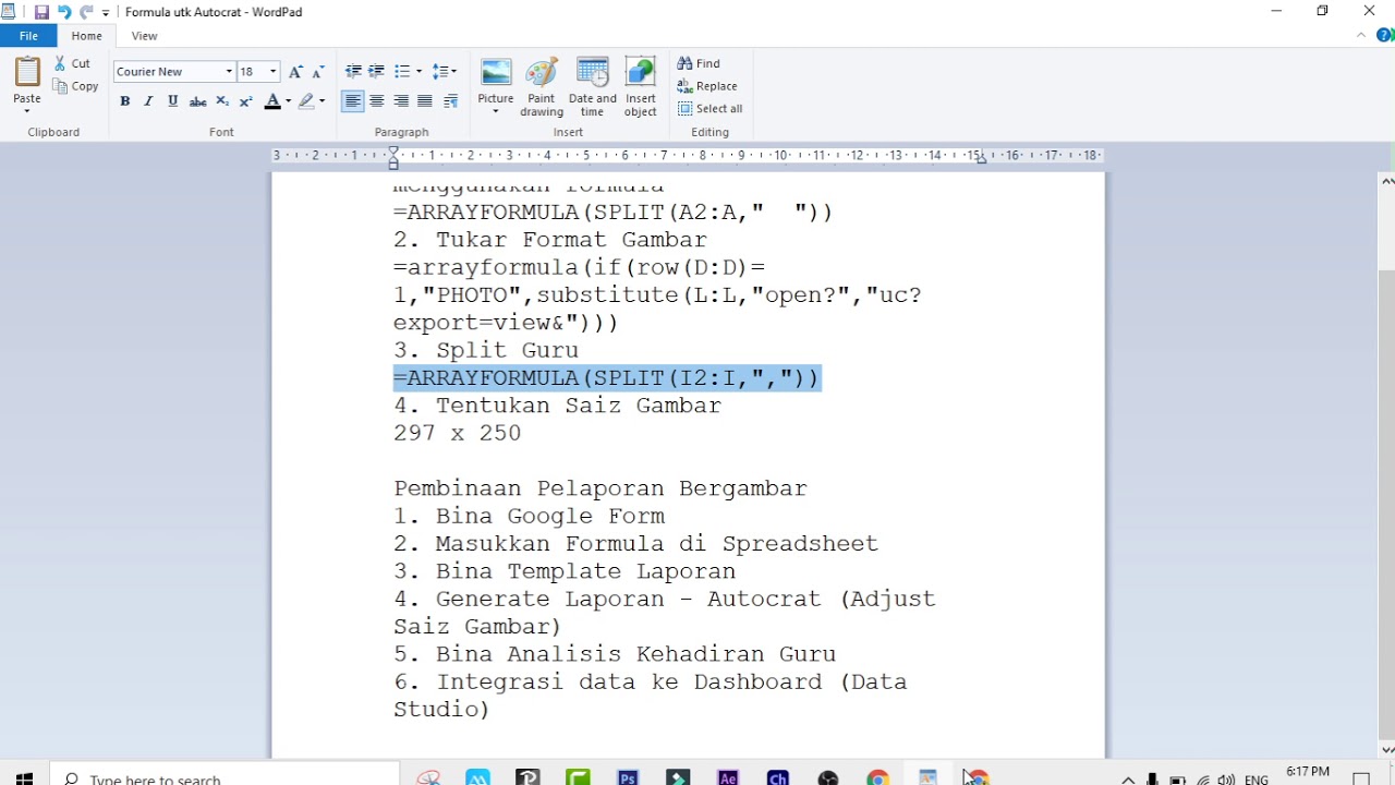 4  Generate Laporan   Autocrat Adjust Saiz Gambar