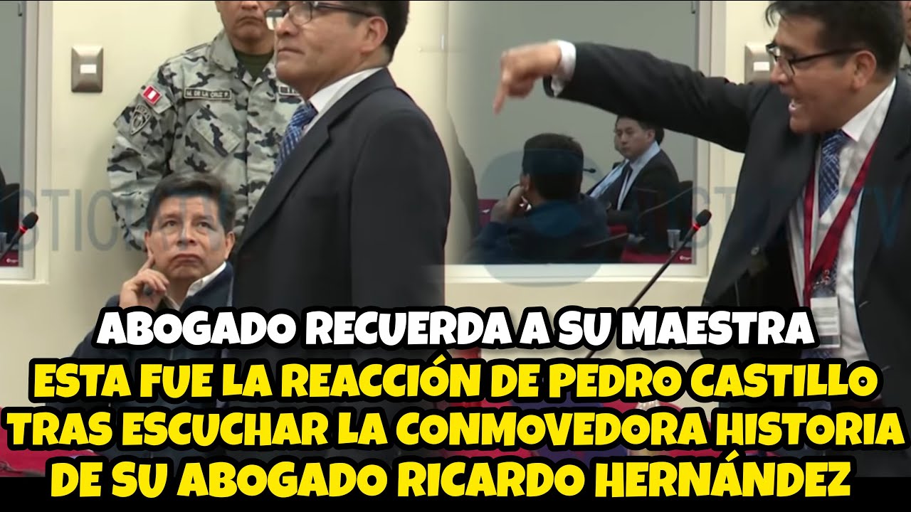 ESTA FUE LA REACCI&Oacute;N DE PEDRO CASTILLO TRAS ESCUCHAR LA CONMOVEDORA HISTORIA DE SU AB0GADO