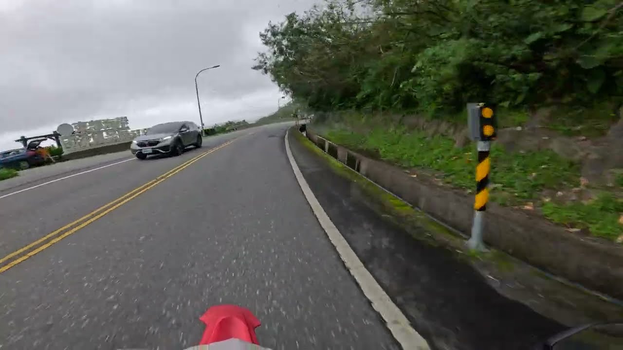 CRF150L exhaust Sound 4K 玉長公路 下 雨 G46
