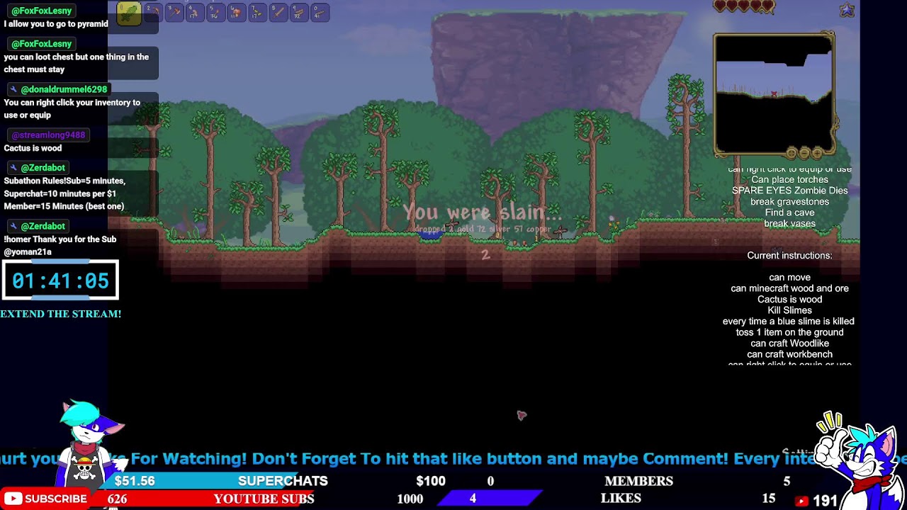 I can only do what Chat tells me in a Last round of Terraria 1.4.4.9