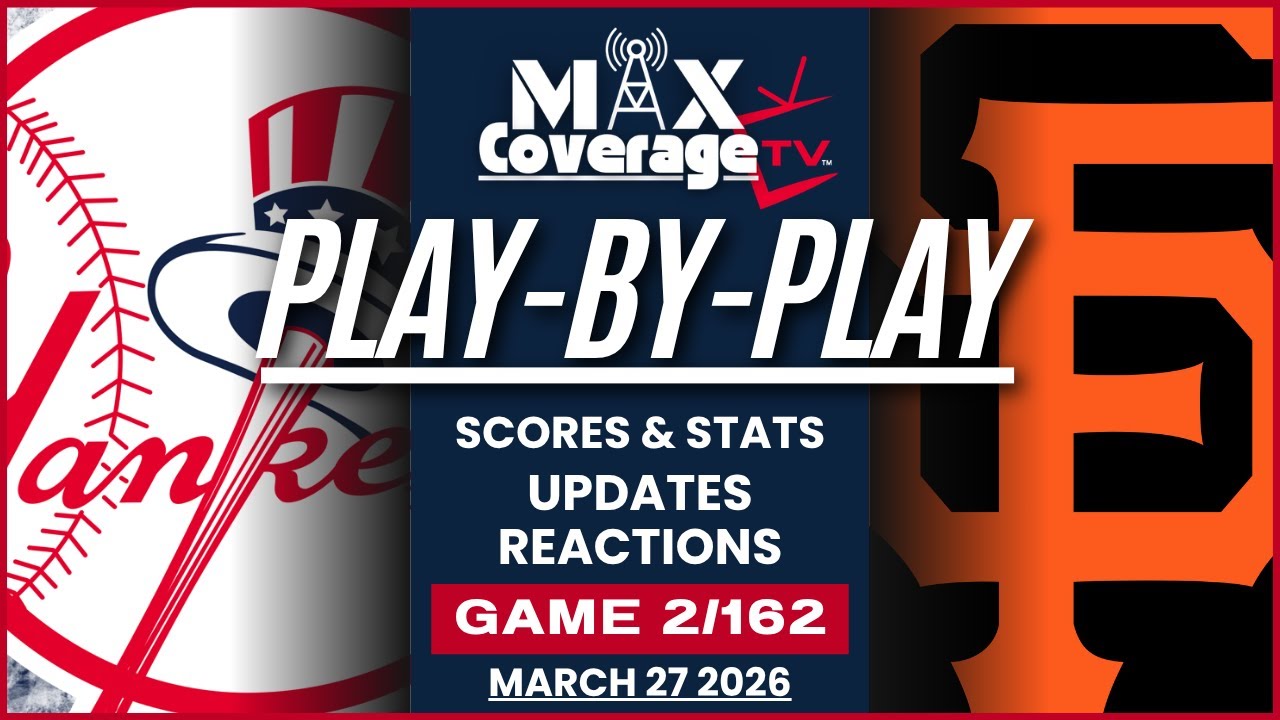 🔴LIVE - New York Yankees vs San Francisco Giants - Play-By-Play & Reactions (3/27/26)