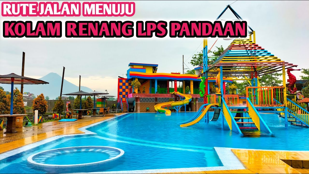 RUTE JALAN MENUJU KOLAM RENANG LPS PANDAAN