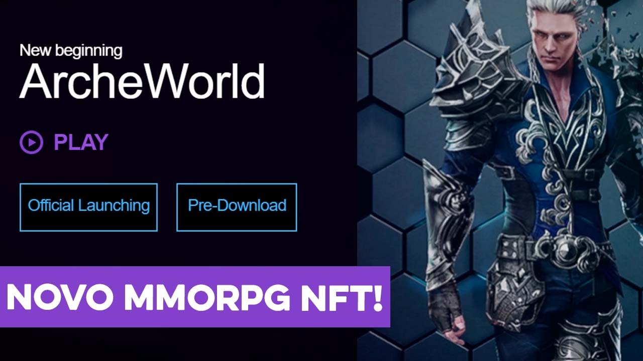 LAN&Ccedil;AMENTO NOVO MMORPG ARCHER WORLD NFT BLOCKCHAIN
