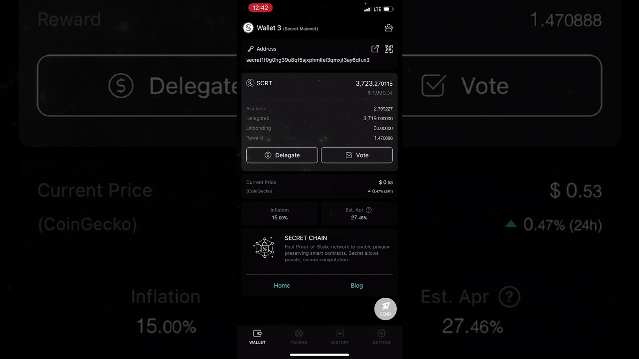 Secret coin (Scrt), Low cap Gem ?!